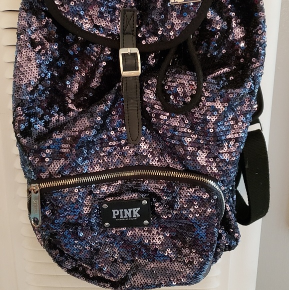 PINK Victoria's Secret Bags Pink Victorias Secret Sequin Backpack